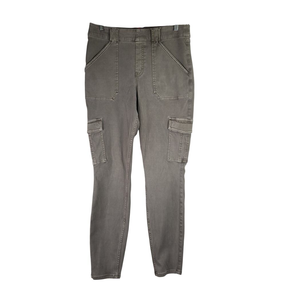 SPANX Gray Cargo Pants Tapered Women's Jeans Outdoors Work Hiking